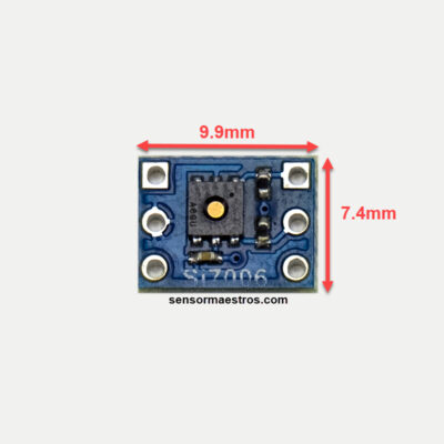 si7006-A20 temp/humidity combo micro evaluation board dimensions